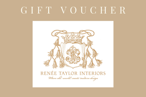 Gift Card Renée Taylor Interiors 