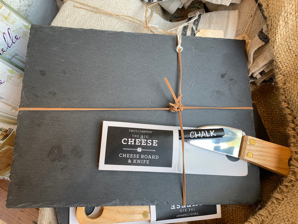 Slate Cheese Board & Knife