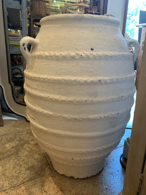 Antique White Greek Pot