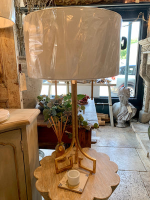 Gold Leaf Lamp