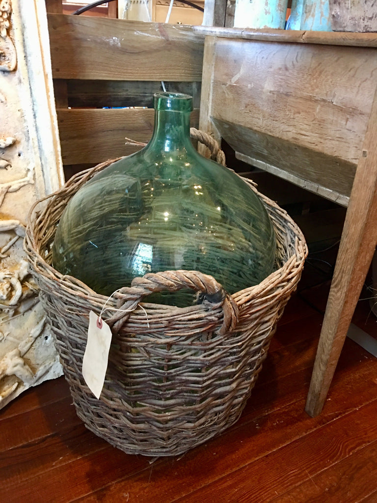 Large French Antique Demijohn Renée Taylor Interiors 